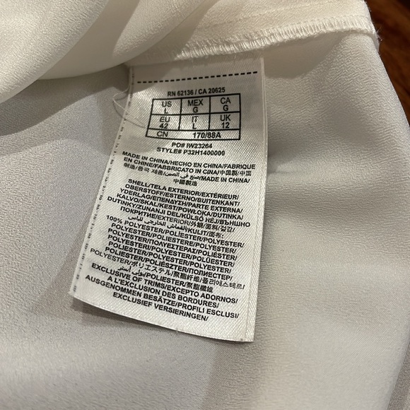 Guess by Marciano Embroidered White Tunic L - Picture 13 of 13